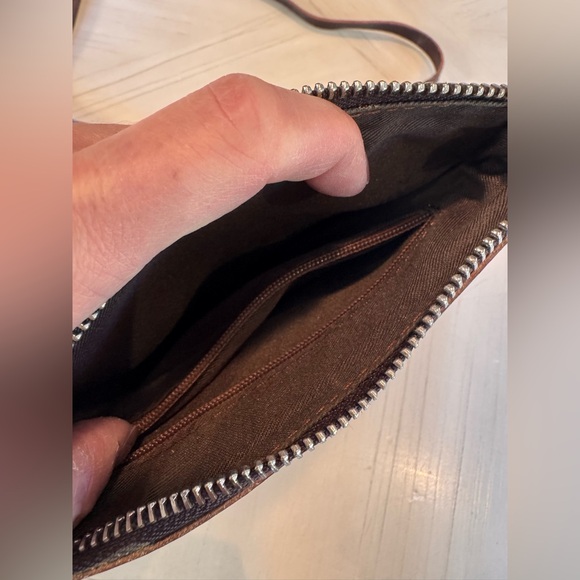 Hawaii Leather Cross Body Shoulder/Crossbody Bag – Brown Handmade Island Leather - Picture 12 of 16